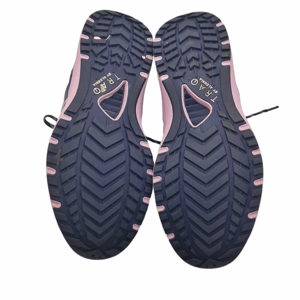 TRAQ By Alegria QOOL Lavender Navy & Lavender Lace Up Athletic Sneakers SZ 37 - Picture 10 of 12